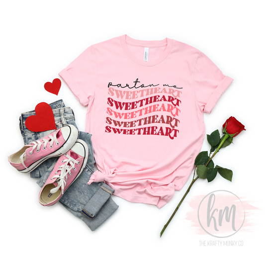 Valentine's Day Parton Me Sweetheart tshirt