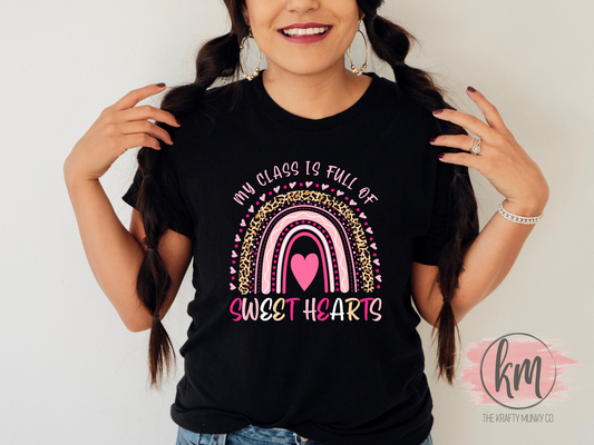 Valentine's Day Teacher tshirt