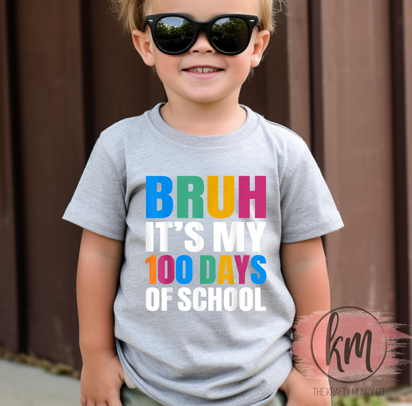 Bruh, Its My 100 Days of School, 100th Day of School Tshirt