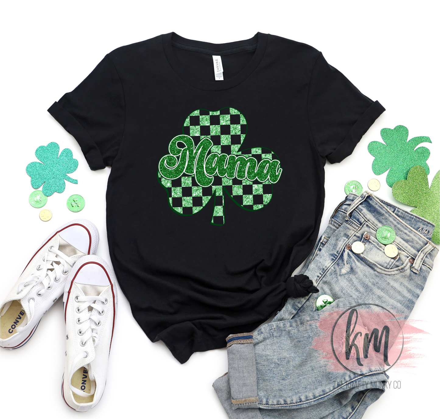 Mama Clover tshirt, St. Patrick's Day tshirt, St. Patty's Day shirt