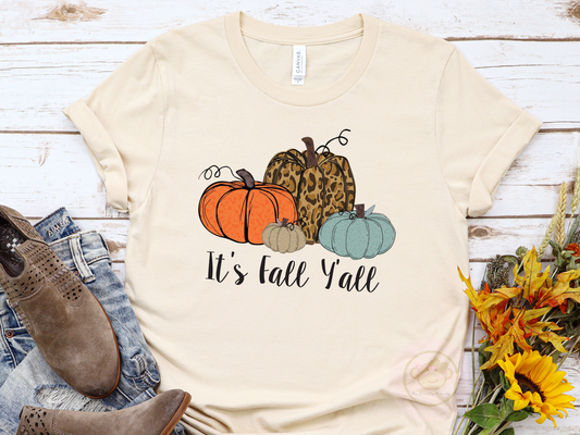 Happy Fall Yall Pumpkin tshirt