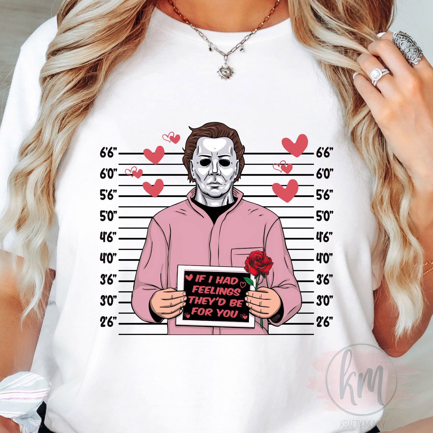 Valentine DTF Print Horror