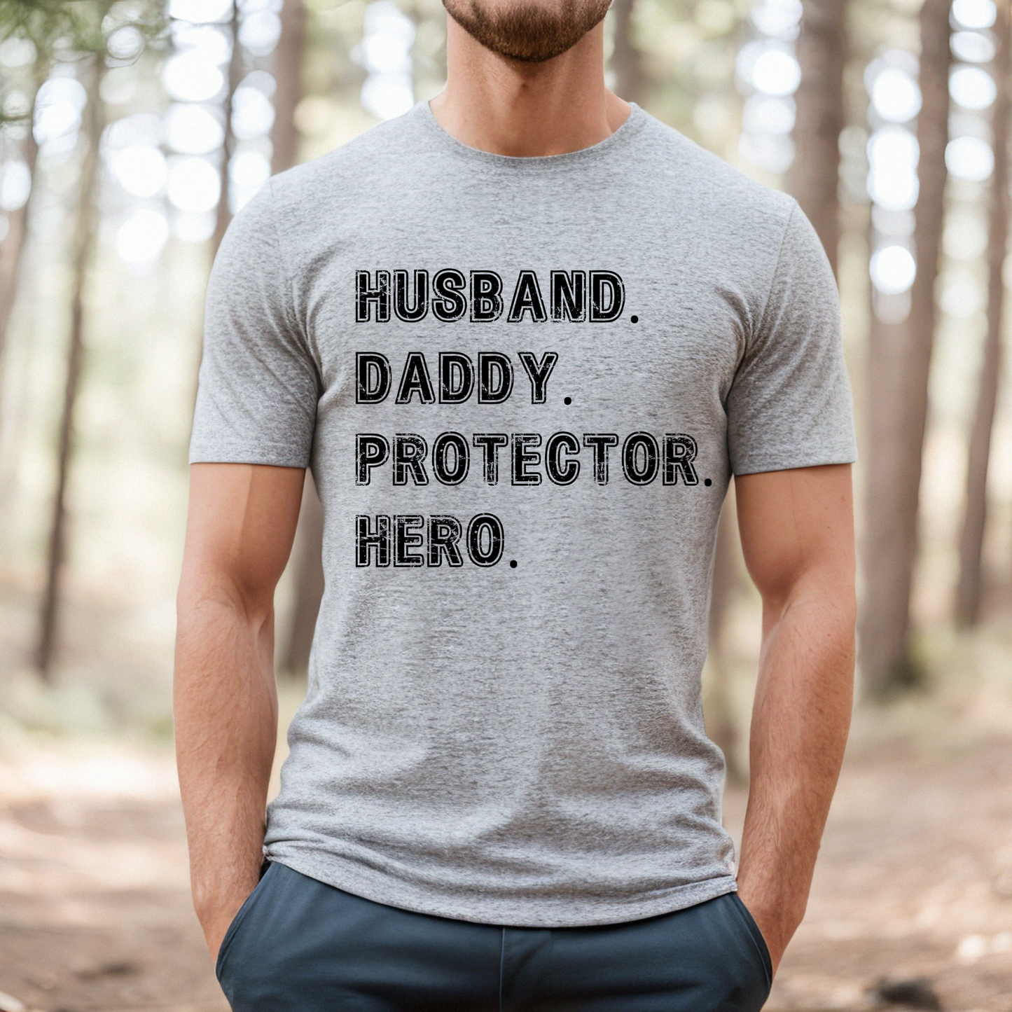 Dad tshirt, Father's day tshirt, Hero. Protector