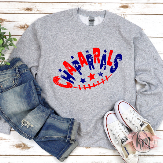 Aubrey Sweatshirt, Chaparrals Football Design