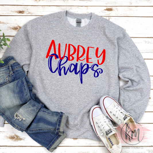 Aubrey Sweatshirt, Aubrey Chaps Design