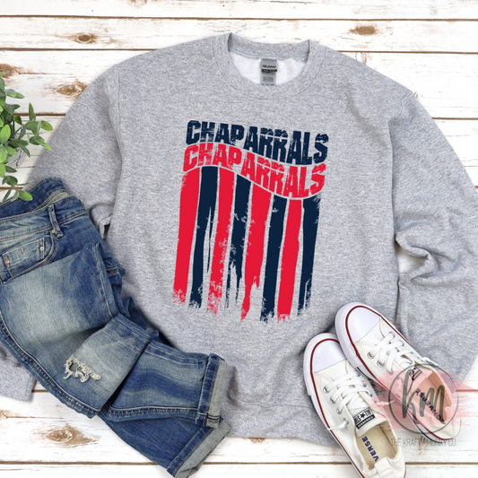 Aubrey Sweatshirt Vintage Flag Design