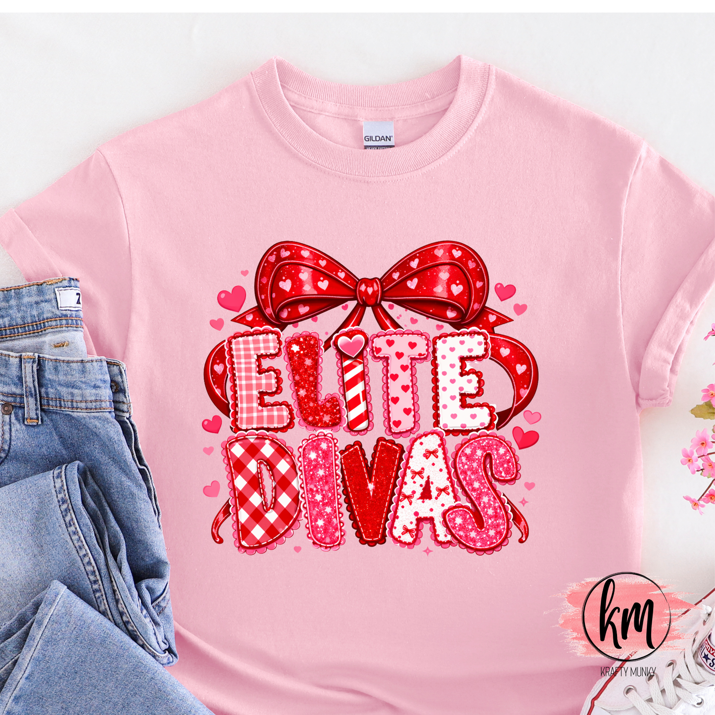 Valentine's Cheer Team Tshirt