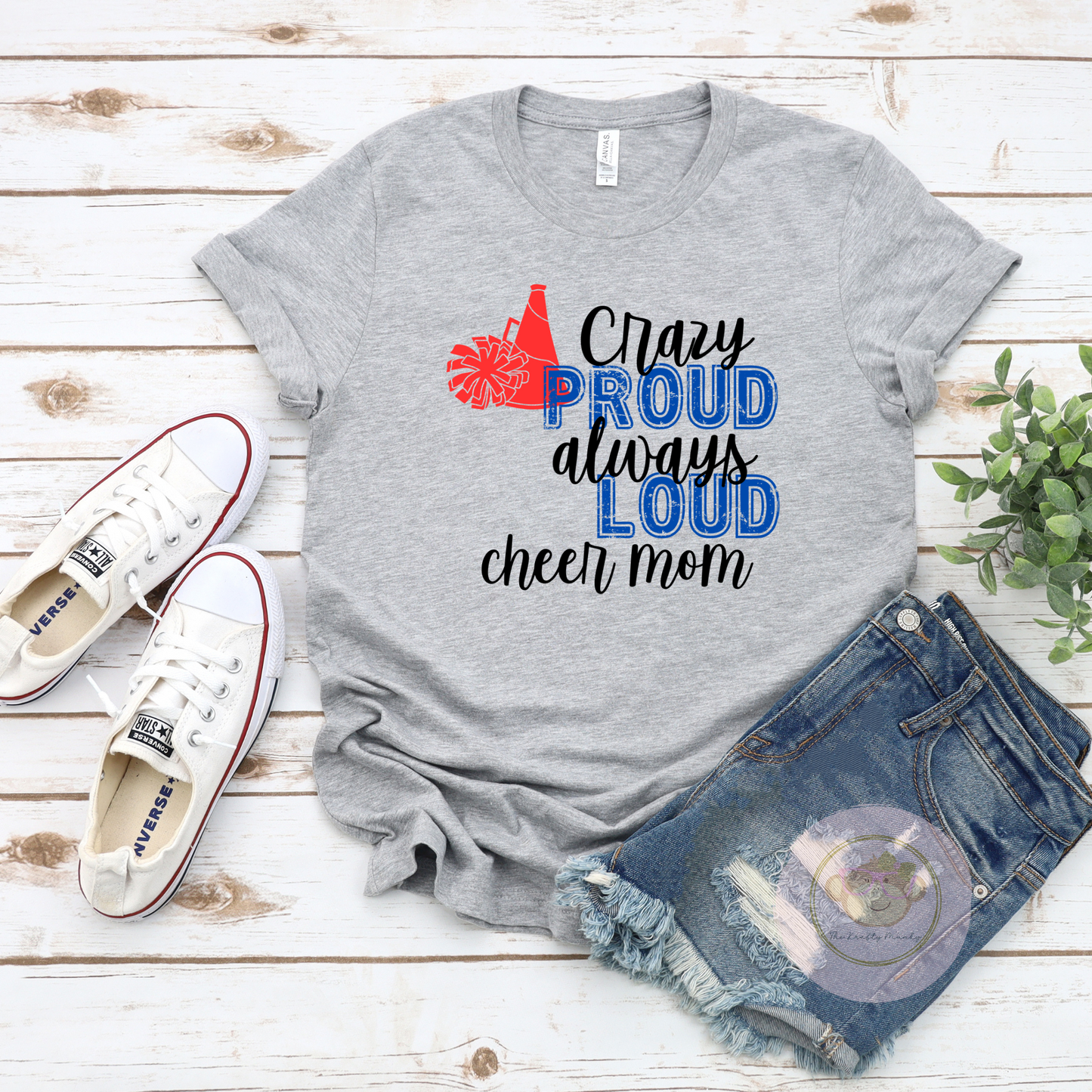 Loud and Proud Cheer Mom tshirt