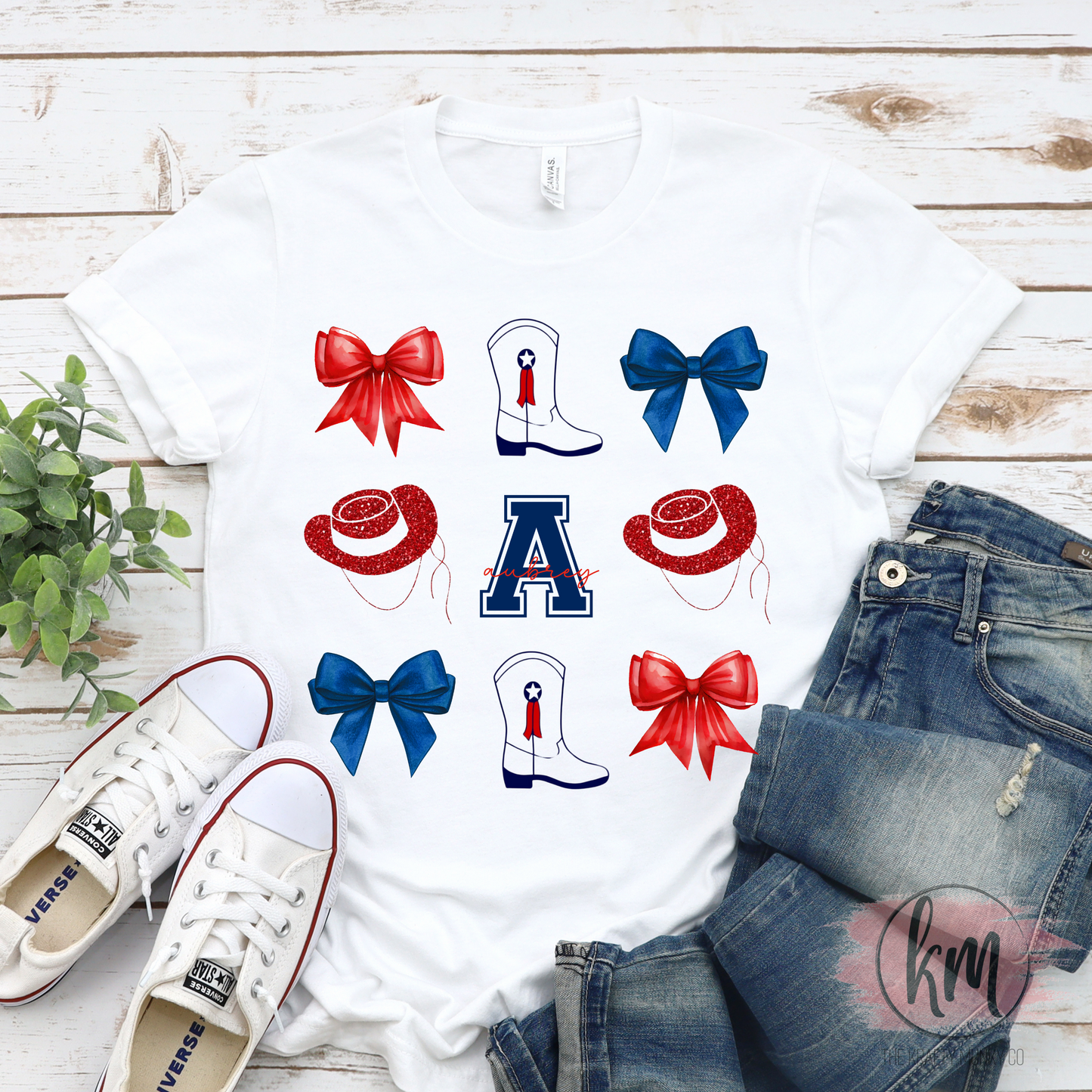 Aubrey Chaps Dance Team T-Shirt, School Spirit Cheer & Dance Tee