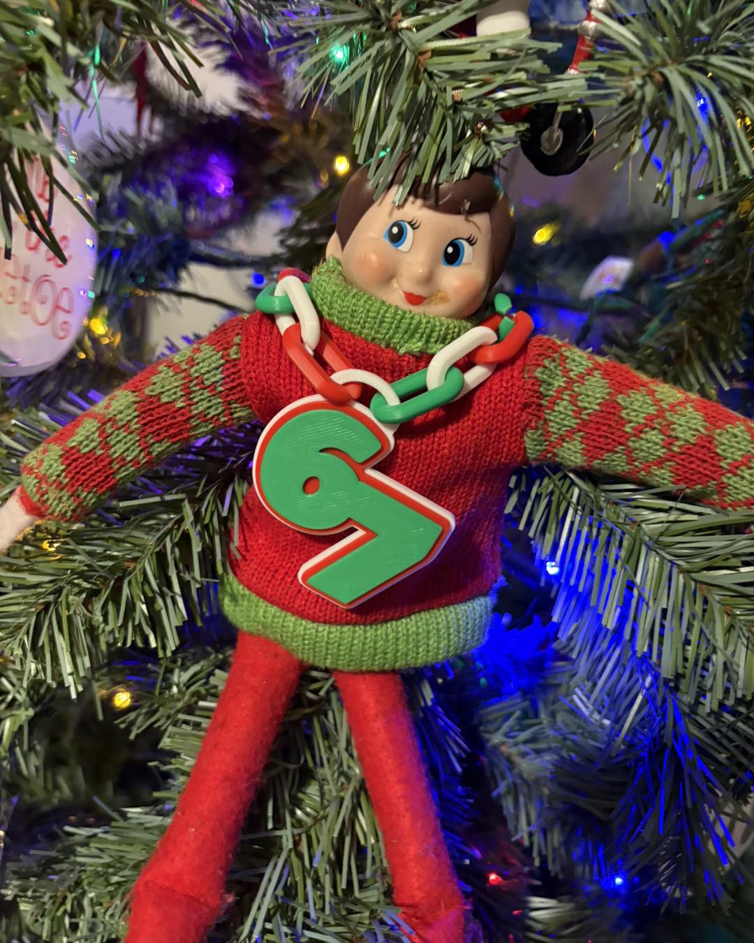 3D Printed 6–7 Trend Chain for Elves
