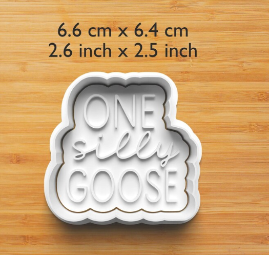 Goose-Themed 3D Printed Cookie Cutter Set