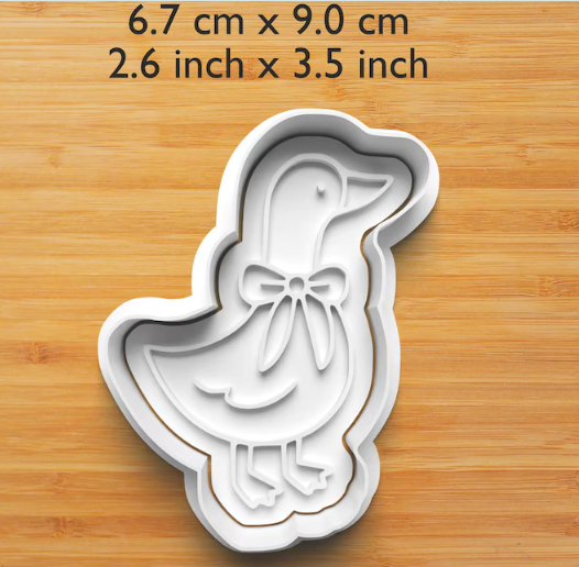 Goose-Themed 3D Printed Cookie Cutter Set