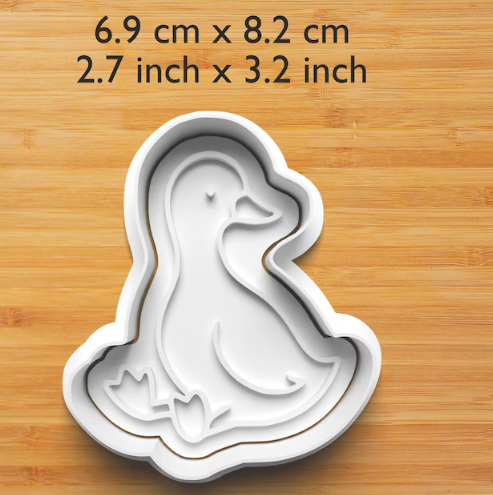 Goose-Themed 3D Printed Cookie Cutter Set
