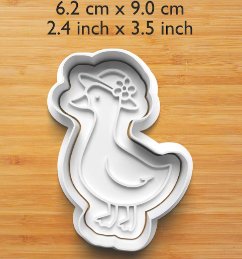 Goose-Themed 3D Printed Cookie Cutter Set