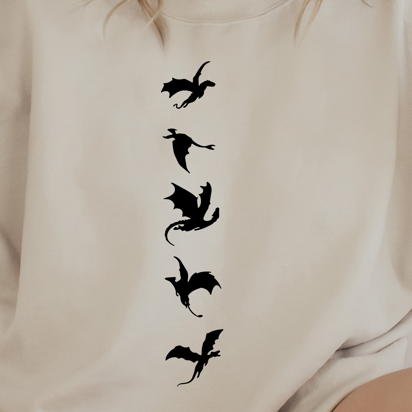 Basgiath Crewneck Sweatshirt, Fourth Wing Fan Gift for Fantasy Readers