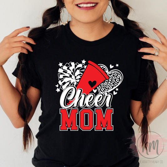 Cheer Mama DTF Print, Cheer Mom