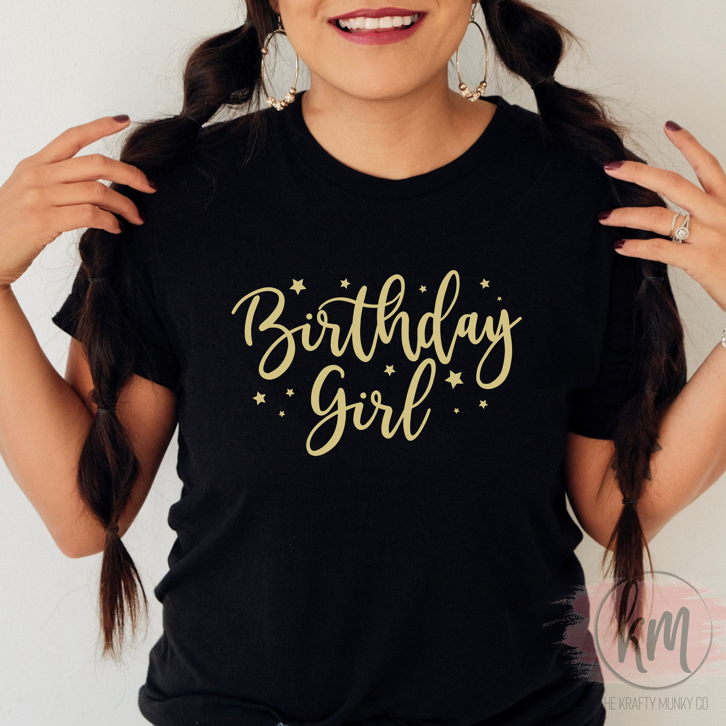 Birthday Girl Graphic Tee, Cute Party Shirt for Celebrations