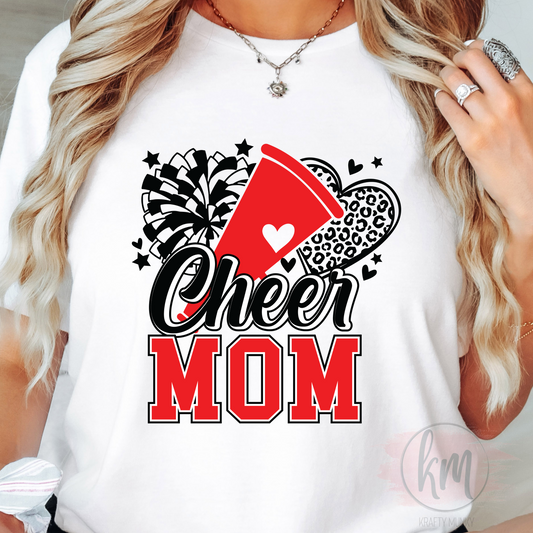 Cheer Mama DTF Print, Cheer Mom