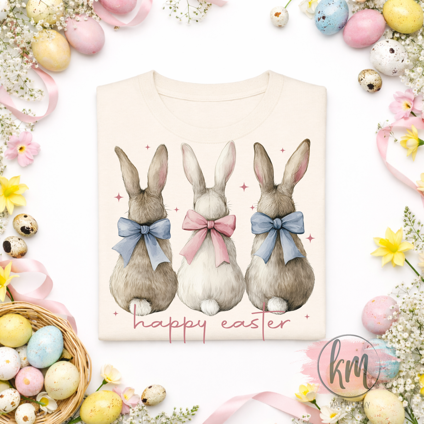 Bunnies with Bows tshirt