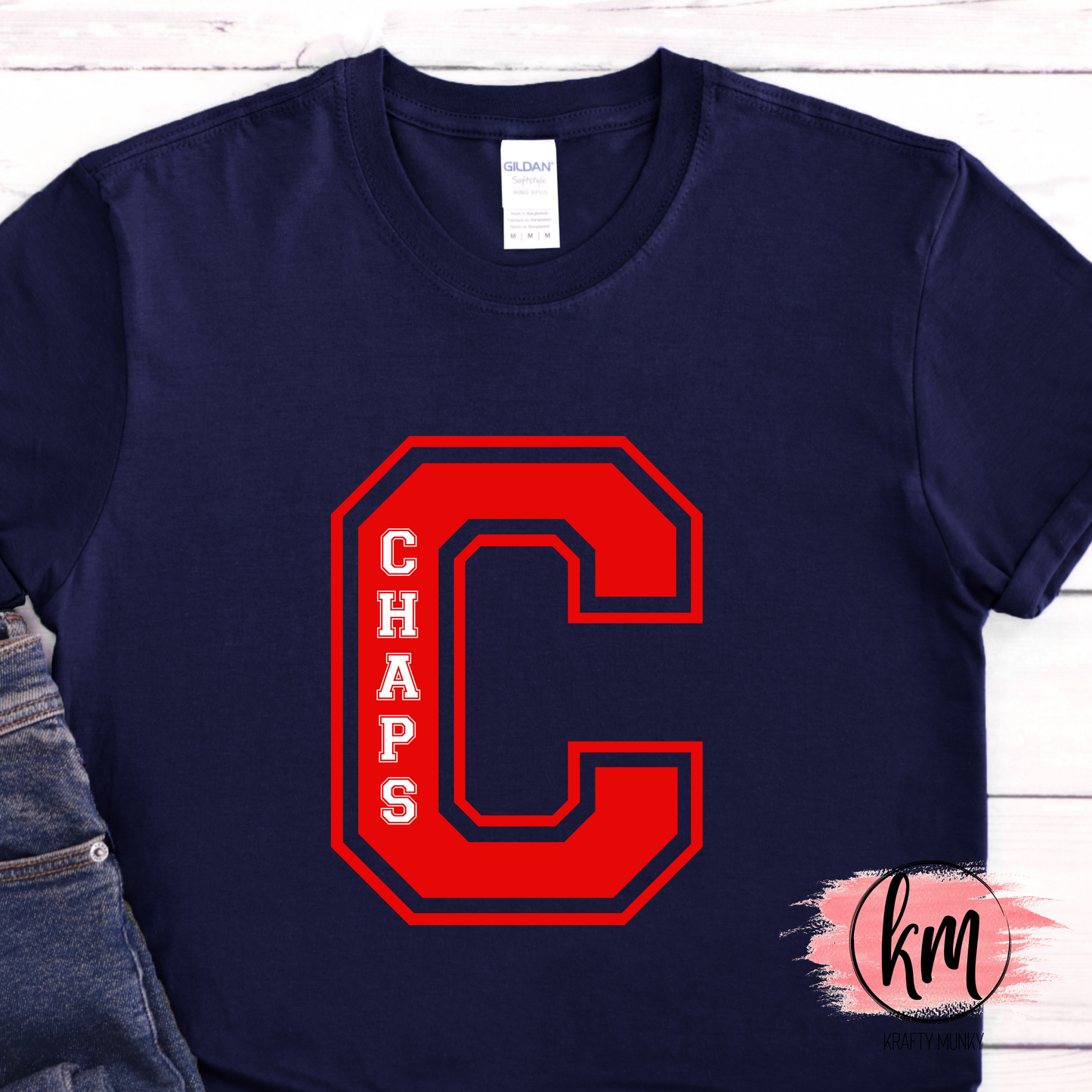 Aubrey Letter C Chaps Tshirt