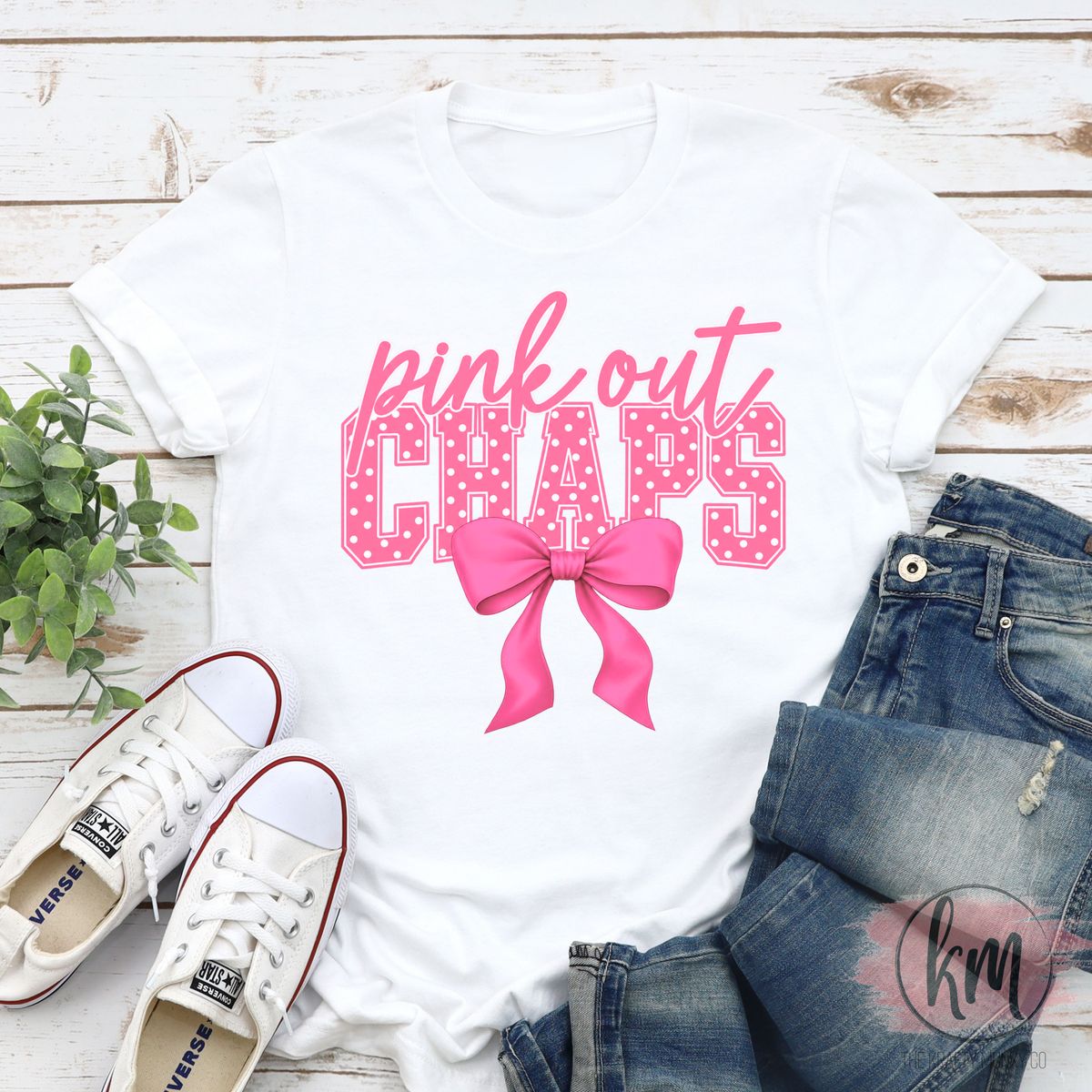 Chaps Pink Out Game Day Design