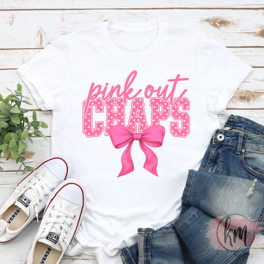 Chaps Pink Out Game Day Design