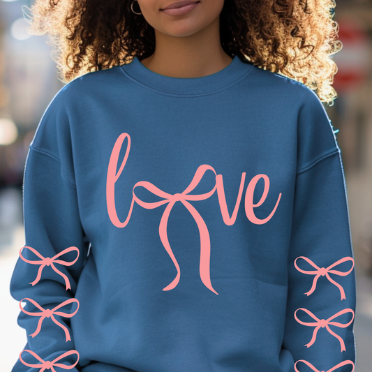 Valentine DTF Print- Pink Love