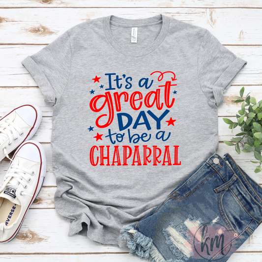 Aubrey Tshirt It's a Great Day to be a Chap Design