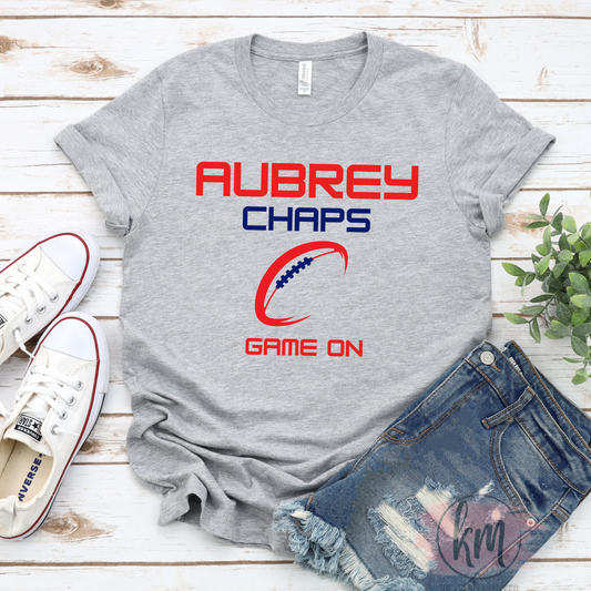 Aubrey Tshirt Aubrey Chaps Game On Design