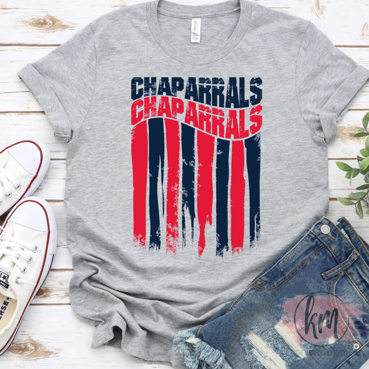 Aubrey Tshirt Chaps Vintage Flag Design