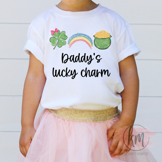 Daddy's Lucky Charm T-shirt, St. Patrick's Day Shirt
