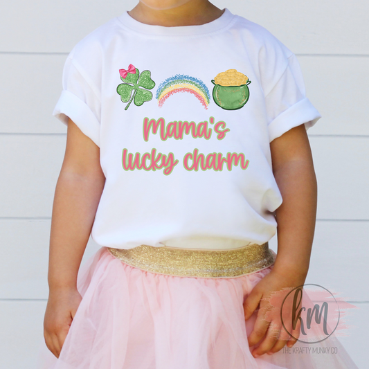 Mama's Lucky Charm T-shirt, St. Patrick's Day Shirt