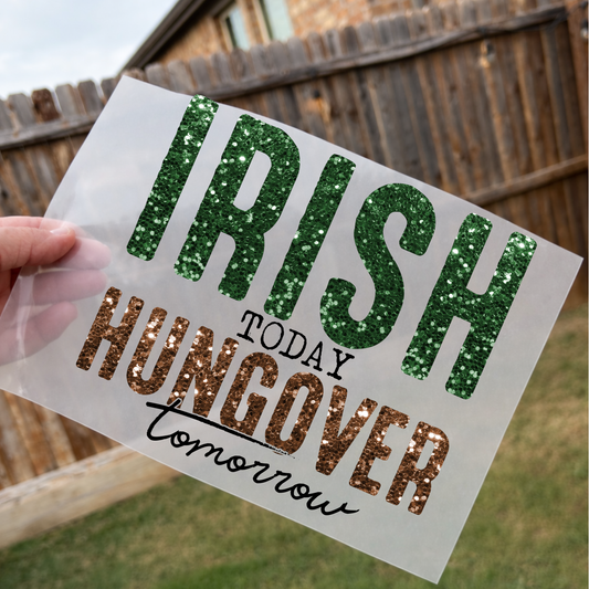 St Patrick's Day DTF Transfer, Ready to Press Design