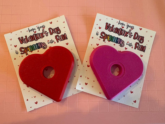 Heart-Shaped 3D-Printed Fidget Spinner